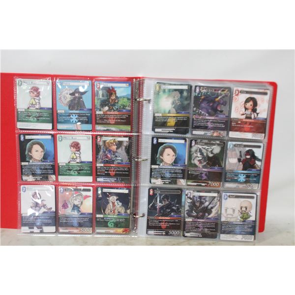 BINDER WITH 300+ FINAL FANTASY CARDS
