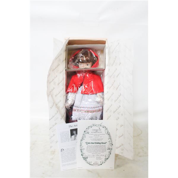ASHTON-DRAKE VINTAGE RED RIDING HOOD DOLL