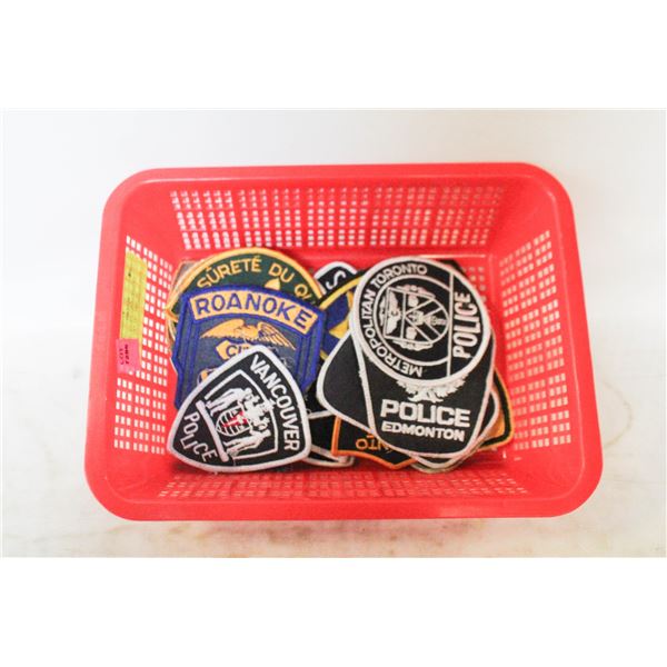 BIN MISC. LAW ENFORCEMENT PATCHES COLLECTABLES