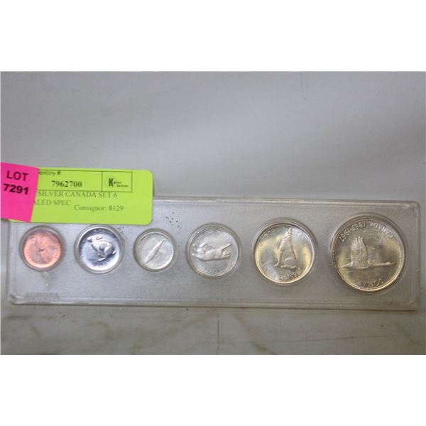 1867-1967 CANADA MINT SET SILVER SPECIMENS IN