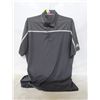 Image 1 : ADIDAS MENS GRAY TWO TONE POLO WITH