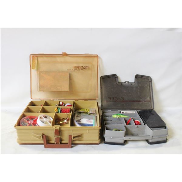 2 TACKLE BOXES FULL OF TACKLE