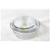 Image 1 : ANCHOR OVEN WARE MIXING BOWLS (1QT X 2, 1.5QT AND
