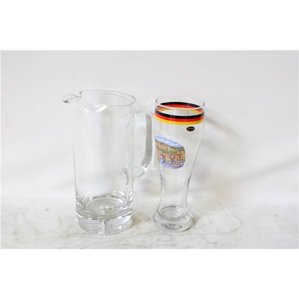 BEER PITCHER JUG + HEIDELBERG MADE IN