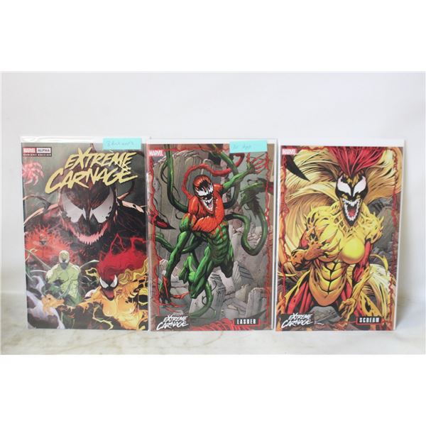 MARVEL EXTREME CARNAGE 3 COMICS