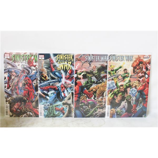 MARVEL SINISTER WAR 4 ISSUE SERIES