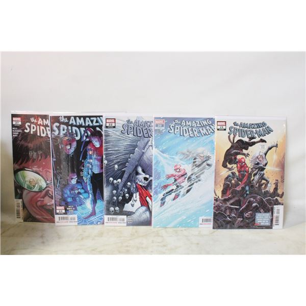AMAZING SPIDER-MAN 5 COMICS
