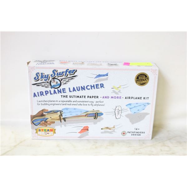 SKY SURFER WOODEN GUN AIRPLANE LAUNCH KIT