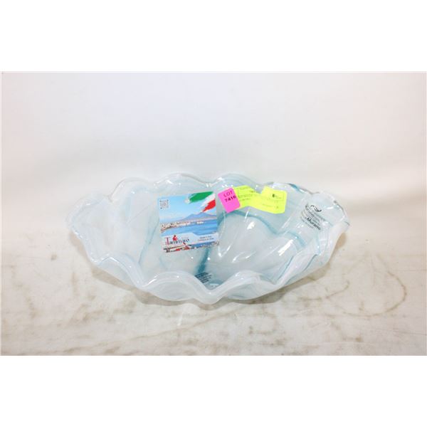MURANO MADE IN ITALY KIDNEY SHAPED BOWL