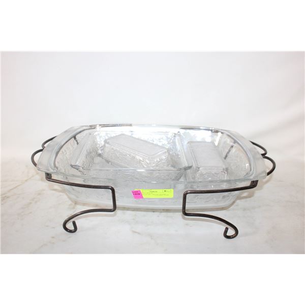 PRINCESS HOUSE SERVINGWARE+METAL STAND