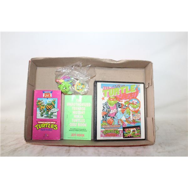 TRAY OF VINTAGE NINJA TURTLES