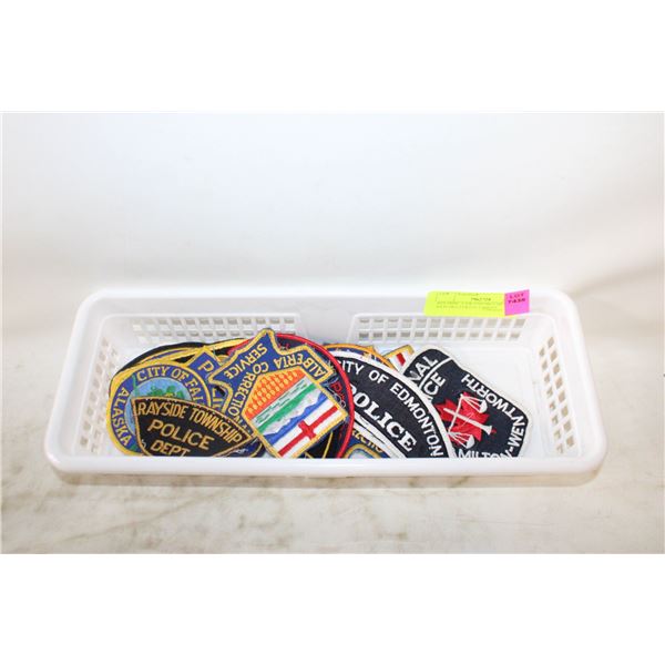BIN MISC. LAW ENFORCEMENT PATCHES COLLECTABLES