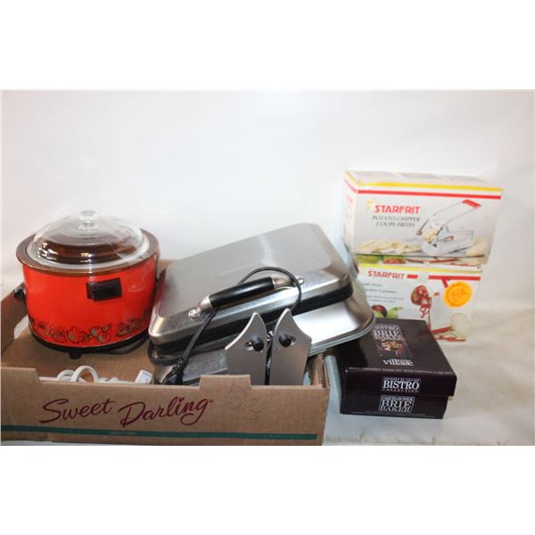 RIVAL CROCKPOT GOURMET VINTAGE BRIE BAKER STARFRIT