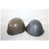 Image 1 : TWO METAL ARMY HELMETS