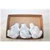 Image 1 : LOT OF 3 GARDEN BUDDHA ORNAMENTS 6-1/2" H