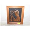 Image 1 : COPPER GEISHA FRAMED PICTURE