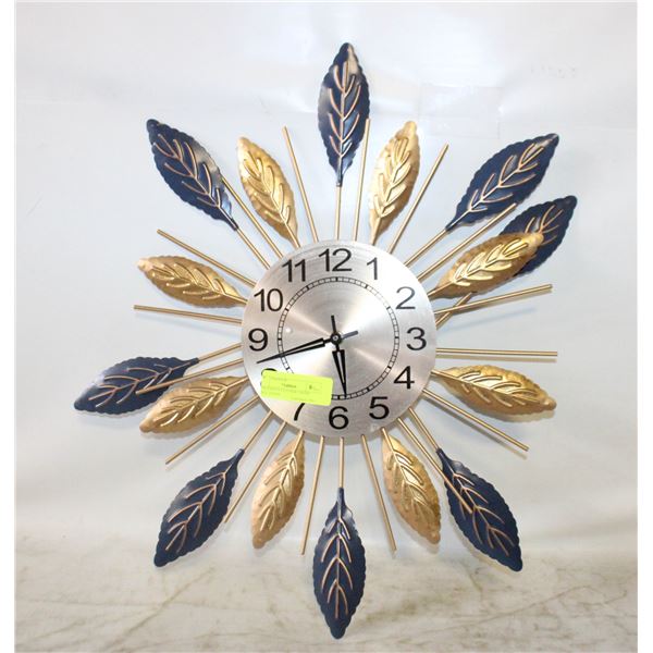 INDIGENOUS FEATHER THEME WALL CLOCK