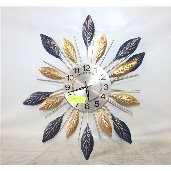 INDIGENOUS FEATHER THEME WALL CLOCK