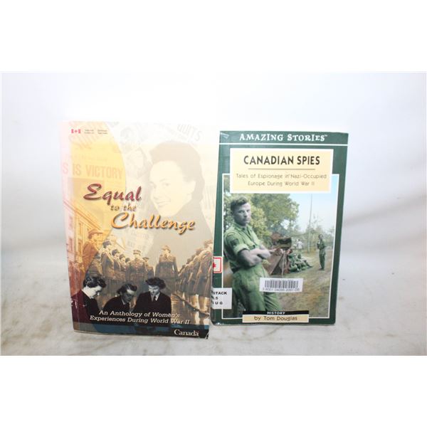 2 BOOKS OF CANADIANS IN WW2