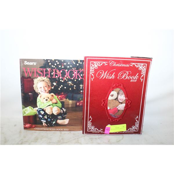 2 SEARS WISH BOOKS 2008 & 2013