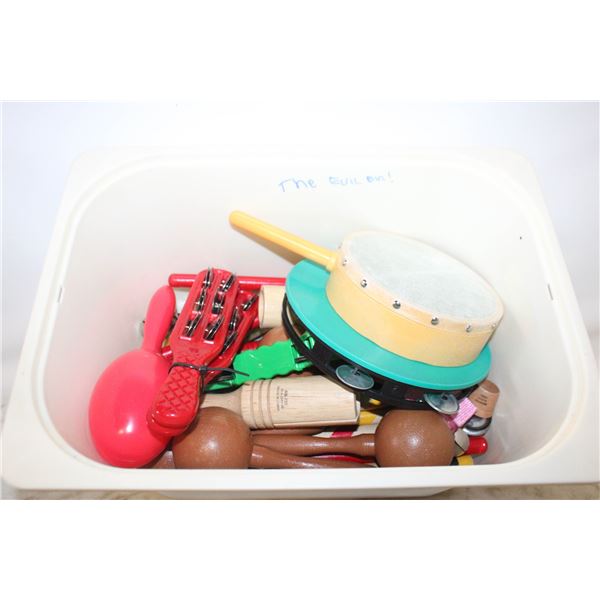 BIN OF MIXED HAND INSTRUMENTS