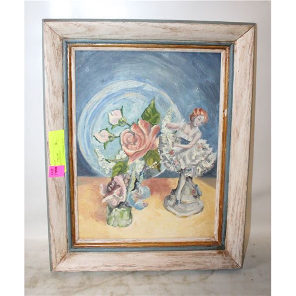 FRAMED OIL PAINTING