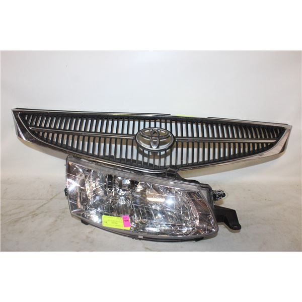 1ST GEN SOLARA GRILL & R HEADLIGHT