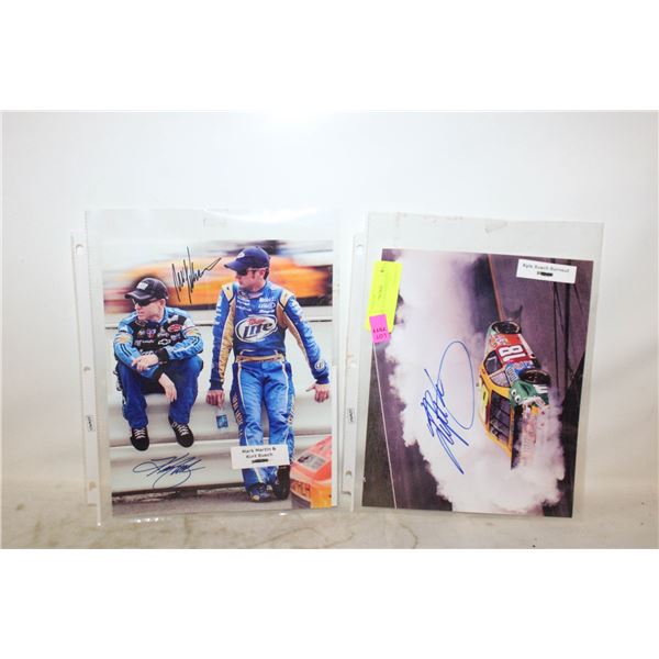 NASCAR AUTOGRAPHED PICS