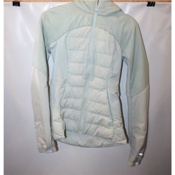 LULU LEMON SPRING JACKET SZ 2 - HAS SMALL STAIN