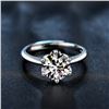 Image 1 : 2 CT GRA CERTIFIED ROUND BRILLIANT MOISSANITE