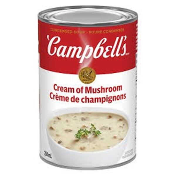 11 PACK OF CAMPBELL'S CREAM OF MUSHROOM SOUP