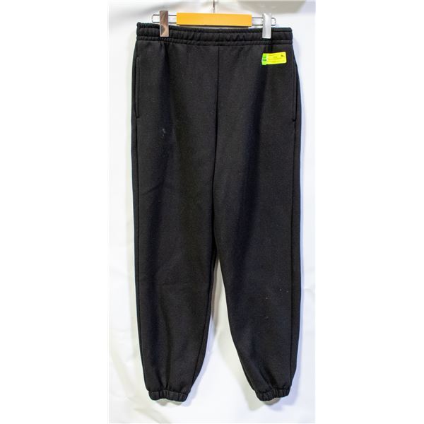 LAZY PANTS FLEECE JOGGERS BLACK SIZE SMALL