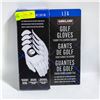 Image 1 : 3 PK OF KIRKLAND GOLF GLOVES LEFT HAND SIZE LARGE