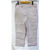 Image 1 : HILARY WOMENS CAPRI PANTS BROWN STRIPES SIZE 8