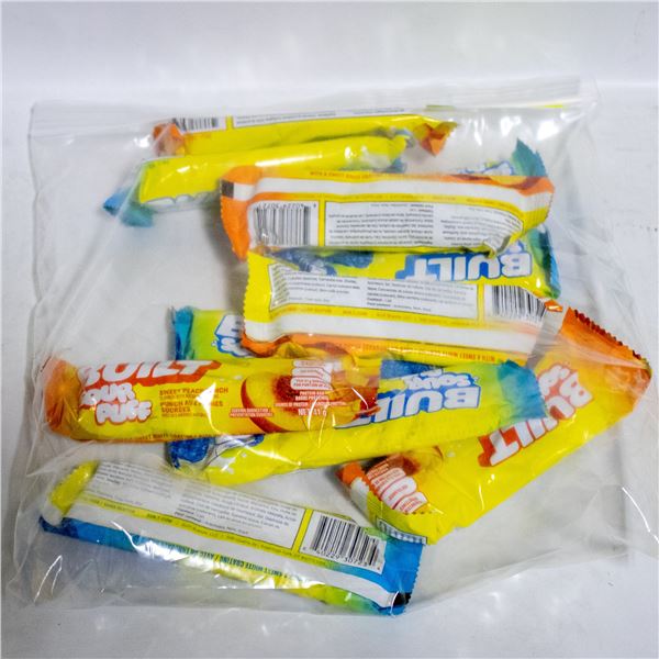 BAG OF 11 BUILT SOUR PUFF PROTEIN BARS - 11 X 41G