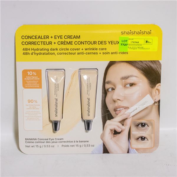 2 PACK OF SHAISHAISHAI CONCEALER & EYE CREAM