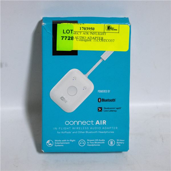 MEE CONNECT AIR INFLIGHT WIRELESS AUDIO ADAPTER