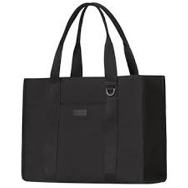 MONDETTA WOMENS LARGE CANVAS TOTE BAG BLACK