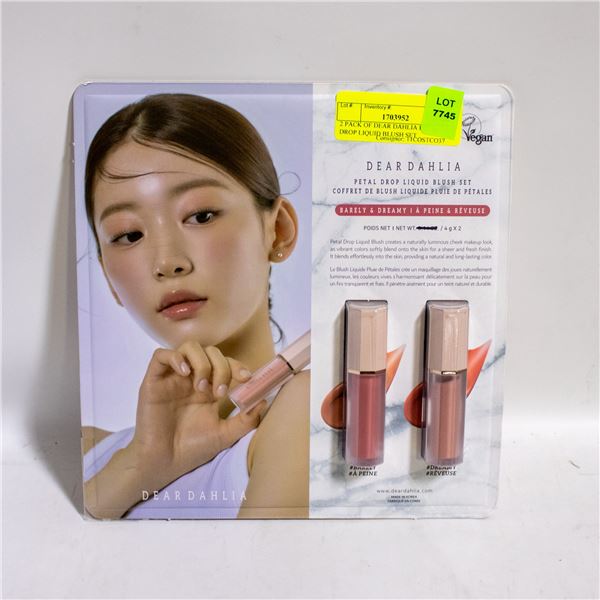 2 PACK OF DEAR DAHLIA PETAL DROP LIQUID BLUSH SET