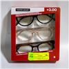 Image 1 : NEW 3 PK OF FOSTER GRANT READING GLASSES +3.00