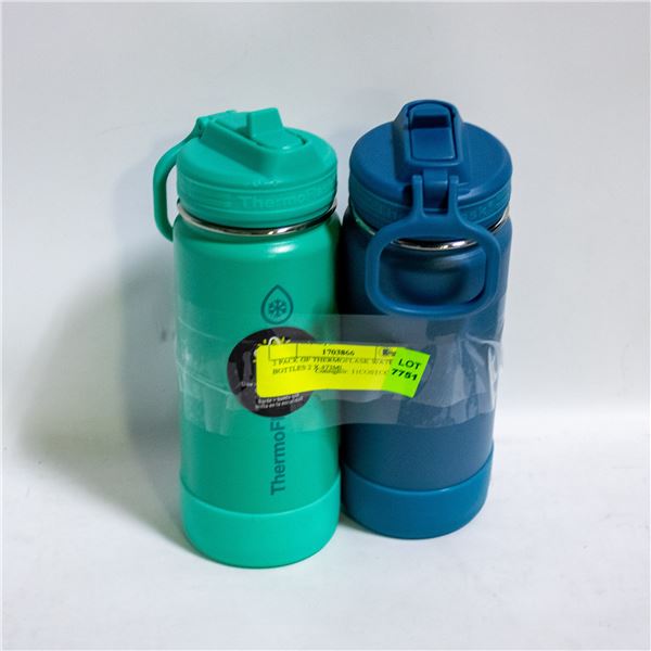 2 PACK OF THERMOFLASK WATER BOTTLES 2 X 473ML