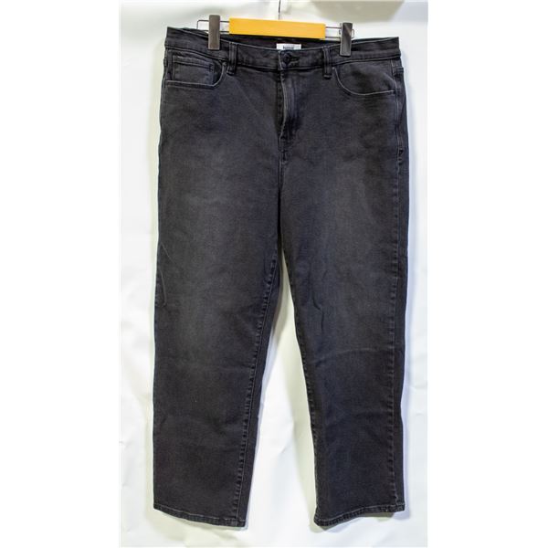 NEW KENSIE WOMEN'S STRAIGHT LEG JEAN BLACK SIZE 14
