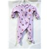 Image 1 : PEKKLE BABY GIRLS COTTON SLEEPER PURPLE SIZE 12M