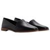 Image 1 : ALDO WOMENS LEATHER FLATS BLACK SIZE 9