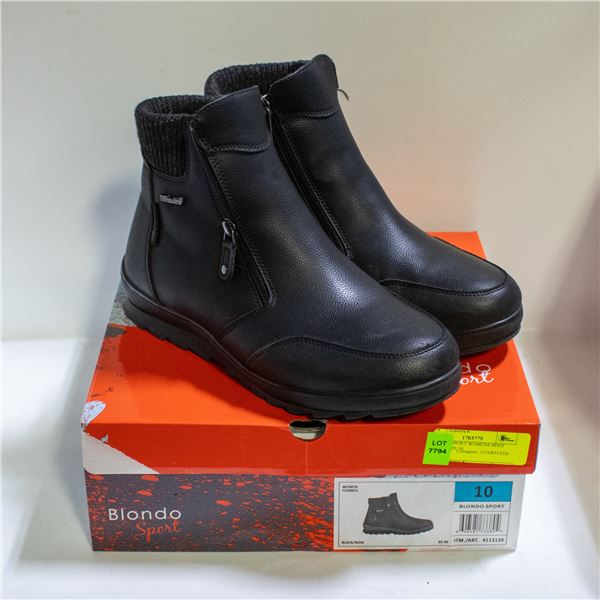 BLONDO SPORT WOMENS BOOT BLACK SIZE 10