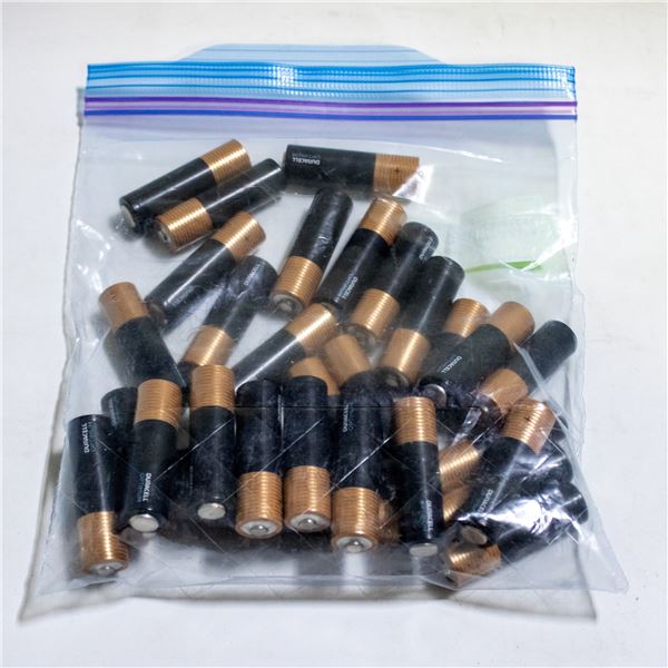 BAG OF 30 DURACELL AA ALKALINE BATTERIES