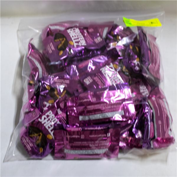 BAG OF 29 NO SUGAR PROTEIN SHELLZ DARK CHOCOLATY
