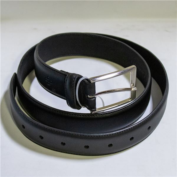 VINCE CAMUTO MENS LEATHER BELT BLACK SIZE LARGE