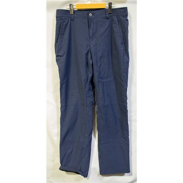 NEW EDDIE BAUER FLEECE LINED PANTS NAVY 34 X 34