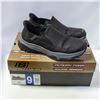 Image 1 : SKECHERS MENS MEMORY FOAM SHOES BLACK SIZE 9